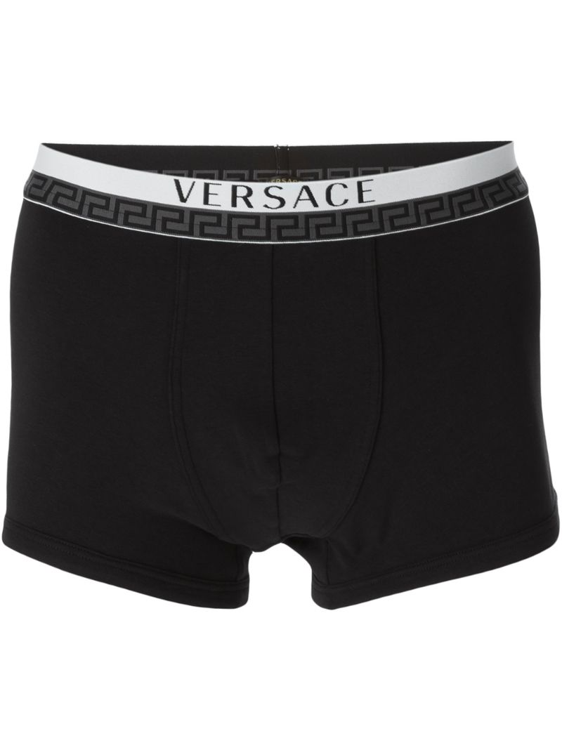 боксеры с принтом логотипа Versace