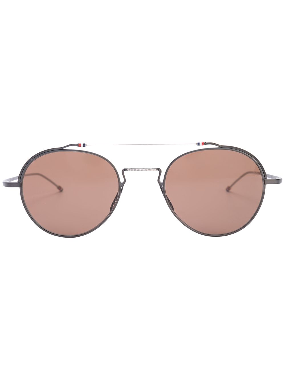 Thom Browne Eyewear солнцезащитные очки-авиаторы от Thom Browne Eyewear