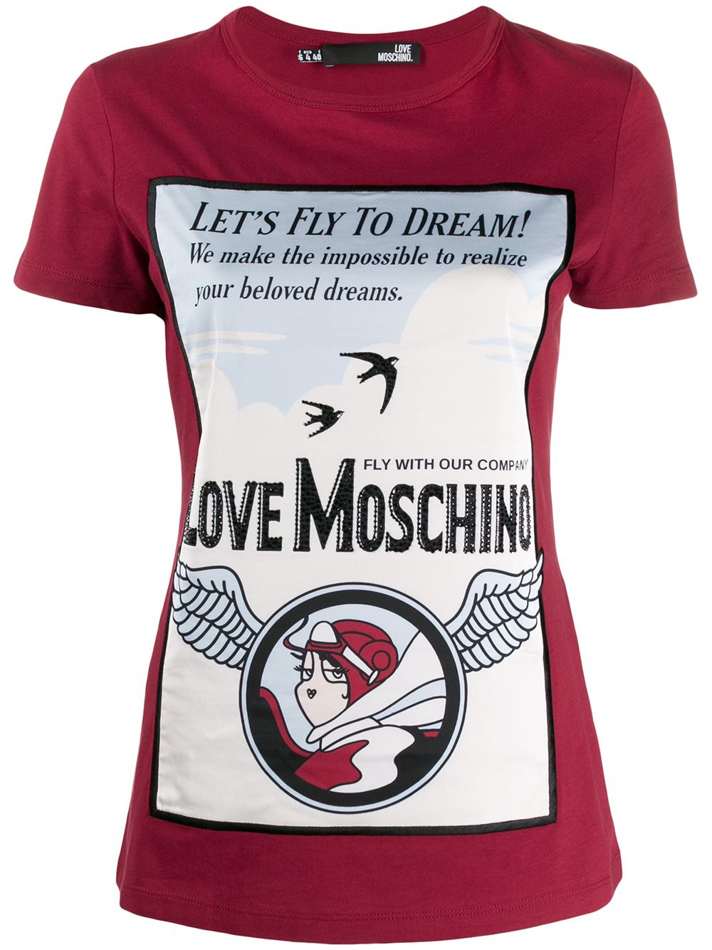 Love Moschino футболка с логотипом от Love Moschino