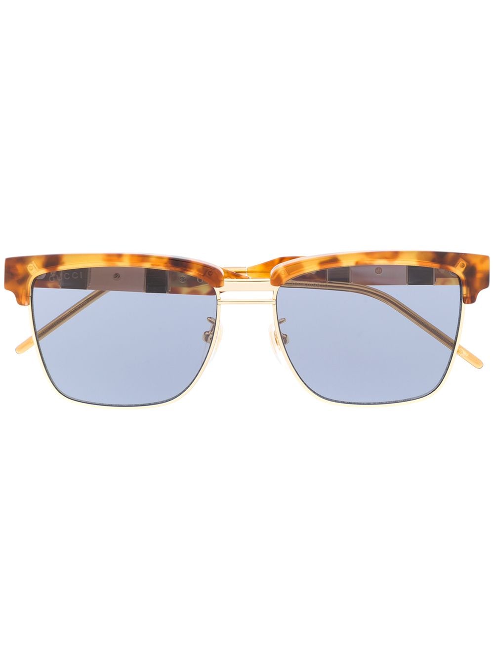 Gucci Eyewear солнцезащитные очки черепаховой расцветки от Gucci Eyewear