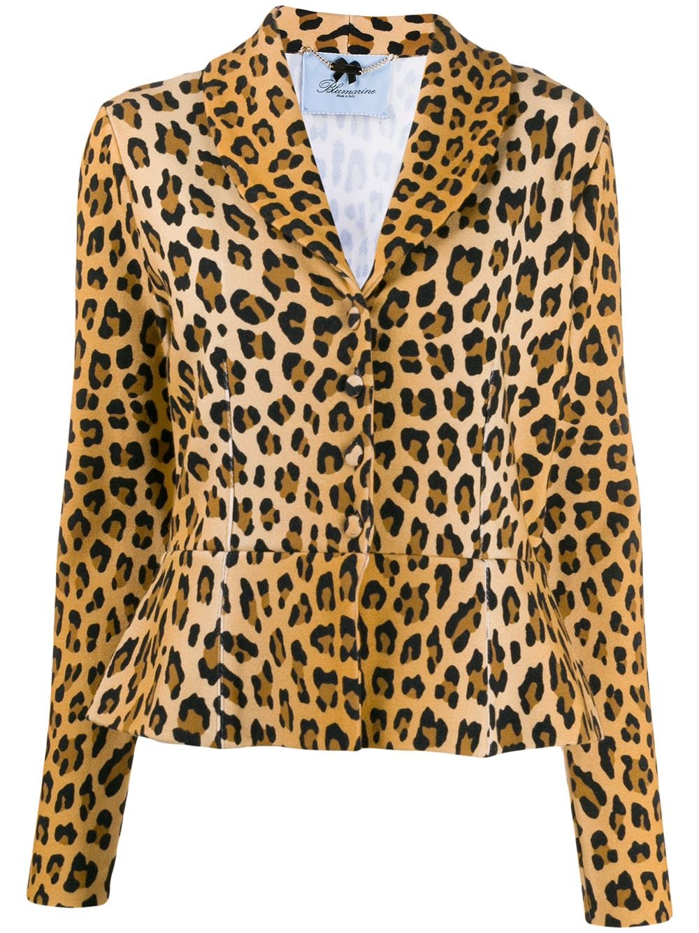 Blumarine пиджак с леопардовым принтом от Blumarine