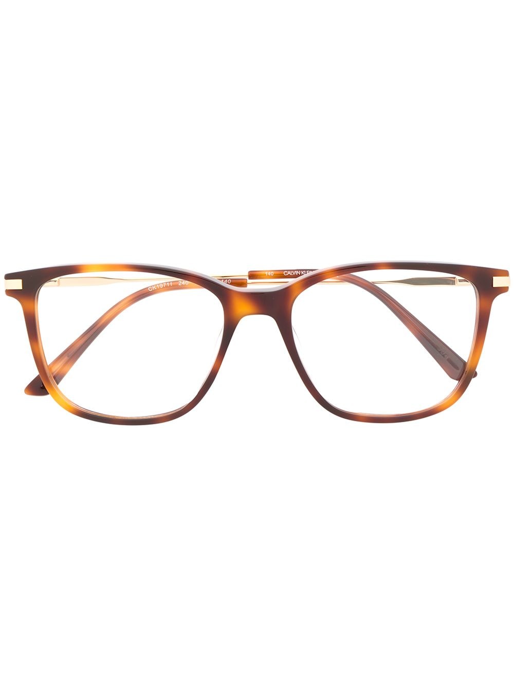 Calvin Klein очки в квадратной оправе черепаховой расцветки от Calvin Klein