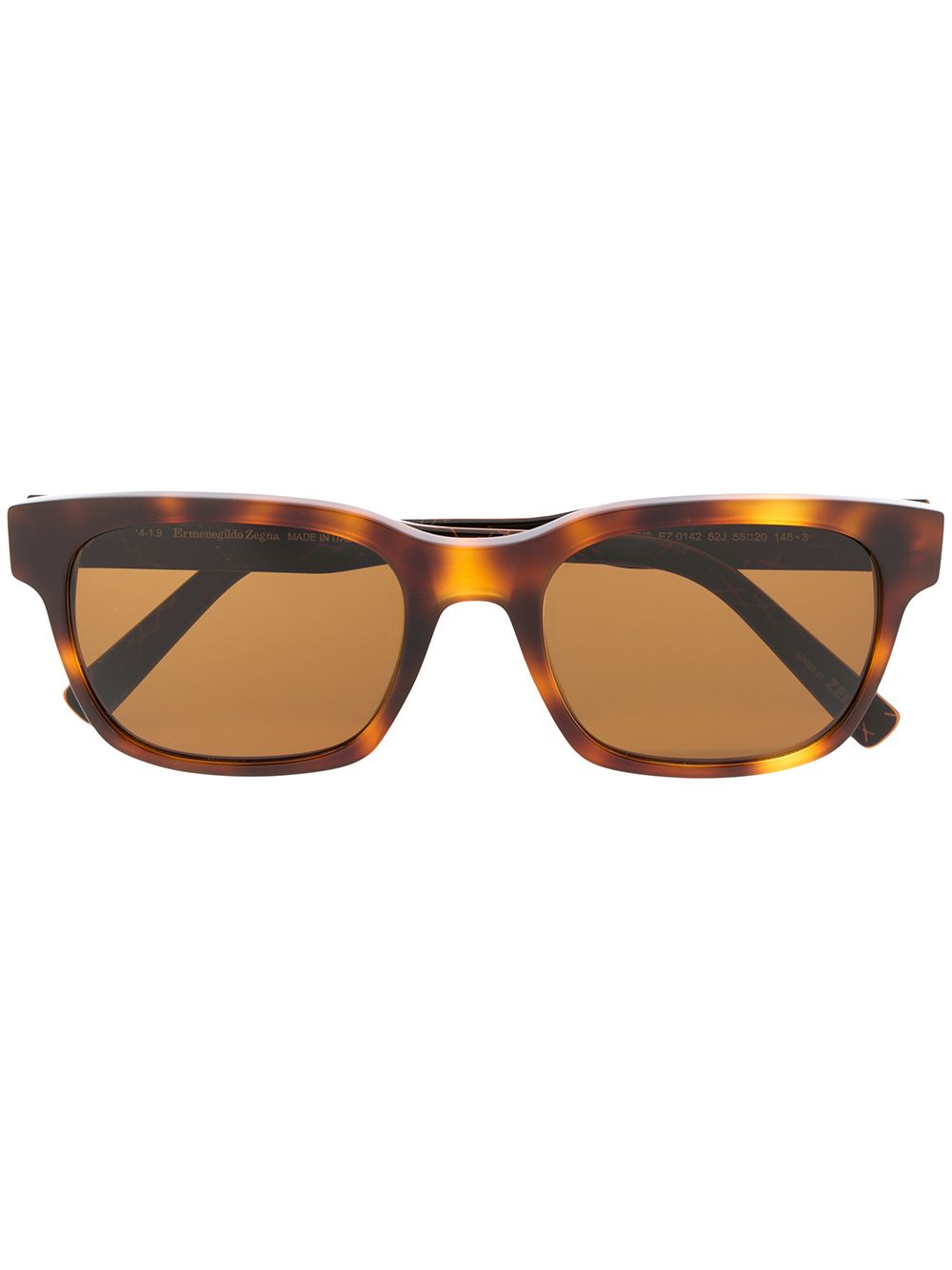 Ermenegildo Zegna солнцезащитные очки черепаховой расцветки от Ermenegildo Zegna