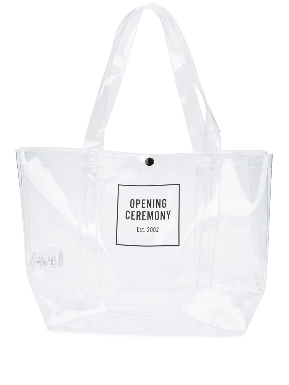 Opening Ceremony прозрачная сумка-тоут Box Logo среднего размера от Opening Ceremony